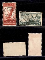 Colonie - Africa Orientale Italiana - Posta Ordinaria - 1938 - 10 Lire + 20 Lire Soggetti Vari (19/20) - 2 Alti Valori D - Altri & Non Classificati