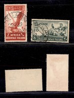 Colonie - Africa Orientale Italiana - Posta Ordinaria - 1938 - 10 Lire + 20 Lire Soggetti Vari (19/20) - 2 Alti Valori D - Otros & Sin Clasificación