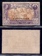 Colonie - Cirenaica - Posta Ordinaria - 1923 - 50 Cent Propaganda Fide (3) Usato (85) - Sonstige & Ohne Zuordnung