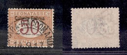 Colonie - Eritrea - Segnatasse - 1903 - 50 Cent (6) - Ben Centrato - Usato - Otros & Sin Clasificación