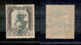 Colonie - Libia - Posta Ordinaria - 1921 - 5 Cent Pittorica (23c) - Centro Capovolto - Gomma Originale - Altri & Non Classificati