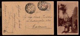 Colonie - Libia - Posta Ordinaria - RR Poste Bengasi (Cirenaica) 2.3.24 - 15 Cent Pittorica (25) Su Cartolina (villaggio - Otros & Sin Clasificación