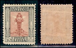 Colonie - Libia - Posta Ordinaria - 1926 - 10 Cent Pittorica (61) - Gomma Integra - Leggera Piega Orizzontale In Alto - Sonstige & Ohne Zuordnung