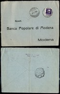 Colonie - Libia - Posta Ordinaria - 50 Cent (251 Regno) - Su Busta Da Tripoli A Modena Del 29.1.30 - Sonstige & Ohne Zuordnung