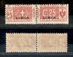 Colonie - Libia - Pacchi Postali - 1915/1924 - 25 Cent Pacchi Postali Soprastampato (4) - Gomma Integra (32) - Sonstige & Ohne Zuordnung