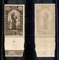 Colonie - Tripolitania - Posta Ordinaria - 1931 - 9 Lire + 2.50 Lire S. Antonio Soprastampato (93) - Bordo Di Foglio - G - Altri & Non Classificati