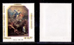 Repubblica - Posta Ordinaria - 2003 - 77 Cent Assunta (2697) - Colori Fuori Registro - Gomma Integra - Other & Unclassified