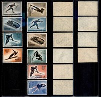 San Marino - Posta Ordinaria - 1955 - Olimpiadi (428/436 + Aerea 116) - Serie Completa - Gomma Integra (60) - Other & Unclassified