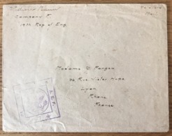 Soldier Mail - Cachet Violet Carré A.E.F PASSED BY CENSOR - (B1513) - 1. Weltkrieg 1914-1918