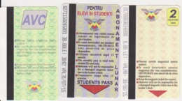 ROMANIA  BUCURESTI BUCHAREST  3 X TICKET METRO SUBWAY - Europe