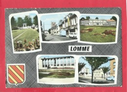 CPSM Grand Format -  Lomme  -(Nord) -  Multivues , Multivue - Lomme