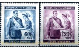 Ref. 205384 * MNH * - BOHEMIA AND MORAVIA. 1940. GERMAN RED CROSS WELFARE . PRO CRUZ ROJA ALEMANA - Unused Stamps
