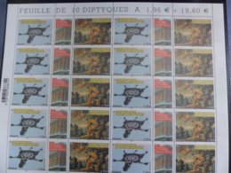 VARIETE  N°4999/5000 TAPISSERIE D'AUBUSSON  PIQUAGE A CHEVAL FEUILLE COMPLETE - Neufs