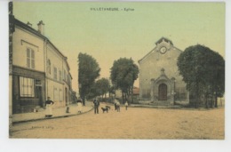 VILLETANEUSE - Eglise (belle Carte Toilée ) - Villetaneuse