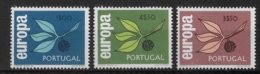 PORTUGAL - EUROPA 1965 ! YVERT  N° 971/973 ** MNH - COTE = 25 EUR. - Nuovi