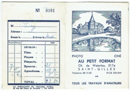 Foto/Photo. Pochette. Au Petit Format. Saint Gilles, Chaussée De Waterloo. - Matériel & Accessoires