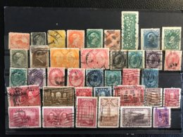 Kanada - 103 Briefmarken Gestempelt Ab 1868 Inkl. New Foundland - Verzamelingen