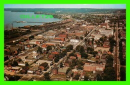 NORTH BAY, ONTARIO - AERIAL VIEW OF THE CITY - TRAVEL IN 1971 - PETERBOROUGH POST CARD CO - - North Bay