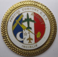 Médaille PROVIDE COMFORT C.T.F INCIRLIK ACONIT. - Autres & Non Classés