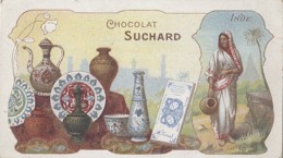Chromos - Chocolat Suchard - Métiers Histoire Poterie Porcelaine - Pays India Inde - N° 10 - Suchard