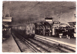 5925 - Métro Parisien - Le Départ D'un Train- C.C.F. Robillard - - Métro