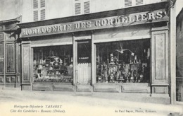 Romans - Côte Des Cordeliers Horlogerie-Bijouterie Tabaret (publicité) - Photo Paul Boyer, Carte Non Circulée - Romans Sur Isere