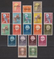 Nederlands Nieuw Guinea Dutch New Guinea UNTEA 1 - 19 MNH ; 1e Druk 1962 NOW ALL STAMPS OF NETHERLANDS NEW GUINEA - Netherlands New Guinea