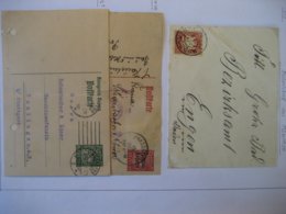 Altdeutschland Bayern 1907- Bedarfsbeleg Von München Nach Engen, 2 Postkarten Als Ganzsachen - Beieren