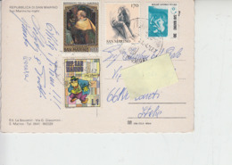 SAN MARINO 1987 - Cartolina - Nudo - Covers & Documents