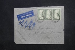 CONGO BELGE - Enveloppe De Matadi Pour Paris En 1937 Par Avion, Affranchissement Plaisants - L 45429 - Storia Postale