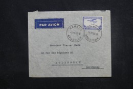 CONGO BELGE - Enveloppe De Kabalo Pour Bruxelles Par Avion En 1938, Affranchissement Plaisant - L 45435 - Cartas & Documentos