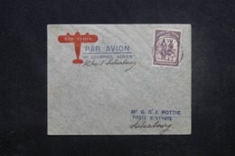 CONGO BELGE - Enveloppe 1er Vol Kikwit / Luluabourg En 1939, Affranchissement Plaisant - L 45447 - Briefe U. Dokumente