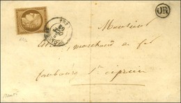 Càd T 15 TOULOUSE (30) / N° 1 Bistre Brun Sur Lettre Locale. 1852. - TB / SUP. - R. - 1849-1850 Cérès