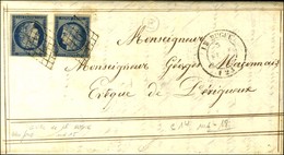 Grille / N° 4 (2, 1ex Leg Def) Càd T 14 LE BUGUE (23) Sur Lettre Avec Texte Daté De Campagne Le 1 Février 1851. - TB. - 1849-1850 Ceres