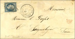 PC 3116 / N° 14 Càd T 14 ST HIPPOLYTE (DOUBS) (24) Sur Lettre Au Tarif Frontalier Pour Saignelégier. 1854. - TB. - 1853-1860 Napoleon III