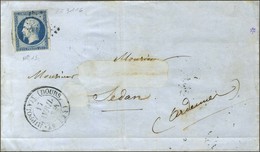 PC 3116 / N° 15 Càd T 14 ST HIPPOLYTE (DOUBS) (24) Sur Lettre Avec Adresse En Partie Chlorée. 1854. - TB. - 1853-1860 Napoléon III