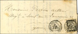 Càd T 18 SENS-S-YONNE / YONNE 30 OCT. 81 / Timbre-taxe N° 18. Rare Avant 1882. - TB. - 1859-1959 Storia Postale