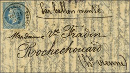 Càd PARIS / R. CARDINAL LEMOINE 21 OCT. 70 / N° 29 Sur Lettre Pour Rochechouard (Hte-Vienne), Au Verso Càd D'arrivée 2 N - War 1870