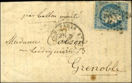 Etoile 20 / N° 37 Càd PARIS / R. ST DOMque ST GN N° 58 7 DEC. 70 Sur Lettre Pour Grenoble. Au Verso, Càd D'arrivée 21 DE - Krieg 1870