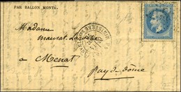 Etoile 35 / N° 29 Càd PARIS / MINISTERE DES FINANCES 14 DEC. 70 Sur Gazette Des Absents N° 16 Pour Menat (Puy De Dôme),  - Krieg 1870