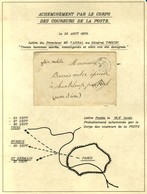Lot De 6 Lettres Acheminées Par La Voie De Triel. Très Bel Ensemble. - TB. - Krieg 1870