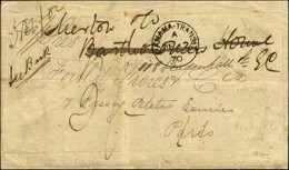 Càd PANAMA TRANSIT 12 / 12 / 70 Sur Lettre Avec Texte Daté De Bahia Le 4 Décembre 1870 Pour Paris Détournée à Londres En - Guerra De 1870