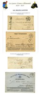 Lot De 10 Lettres Avec Càd FELDPOST Des Troupes Saxonnes. - TB. - Guerra Del 1870