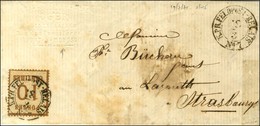 Cachet KPR:FELDPOST-RELAIS / N° 7 / Als. N° 5 Sur Lettre De Pont à Mousson Pour Strasbourg. 1871. - TB. - Guerra De 1870