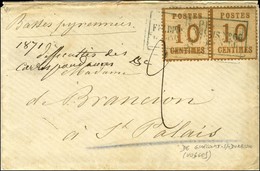 Cachet Encadré Bleu KPR:FELDPOST / RELAIS N° 66 / Als. N° 5 (2) Sur Lettre Avec Texte De Ginecourt Sur Durbion (Vosges)  - Krieg 1870