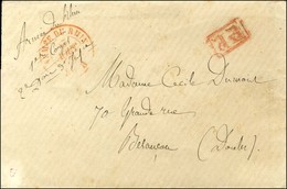 Càd Rouge ARMEE DU RHIN / Bau B 17 AOUT 70 + P.P. Rouge Sur Lettre En Franchise Militaire Pour Besançon. - TB. - R. - Guerra De 1870