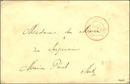 Càd Rouge ARMEE DU RHIN / Bau A 3 AOUT 70 Sur Lettre En Franchise Militaire Pour Metz. - TB. - R. - War 1870