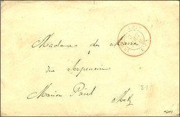 Càd Rouge ARMEE DU RHIN / Bau A 3 AOUT 70 Sur Lettre En Franchise Militaire Pour Metz. - TB. - R. - Krieg 1870