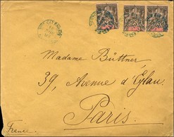 Càd Bleu Nlle CALEDONIE / KOUAOUA / NC N° 48 (3). 1893. - TB. - R. - Posta Marittima