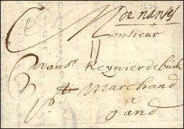 '' De Nantes '' Sur Lettre Pour Gand. 1696. (cote : 450). - TB. - R. - ....-1700: Precursors